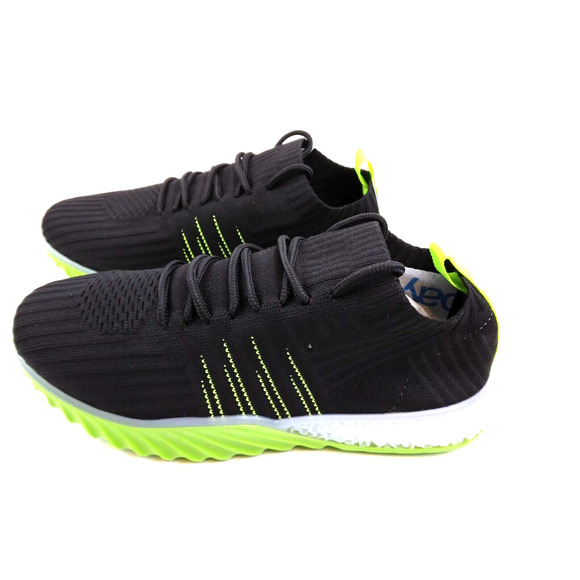DANSKIN POSITIVE LOAFER WOMENS SZ 8 SHOES SLIPON KNIT SNEAKERS BLACK LIME GREEN - Picture 1 of 9